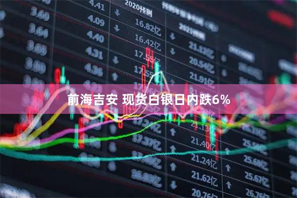 前海吉安 现货白银日内跌6%