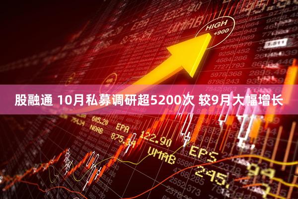 股融通 10月私募调研超5200次 较9月大幅增长